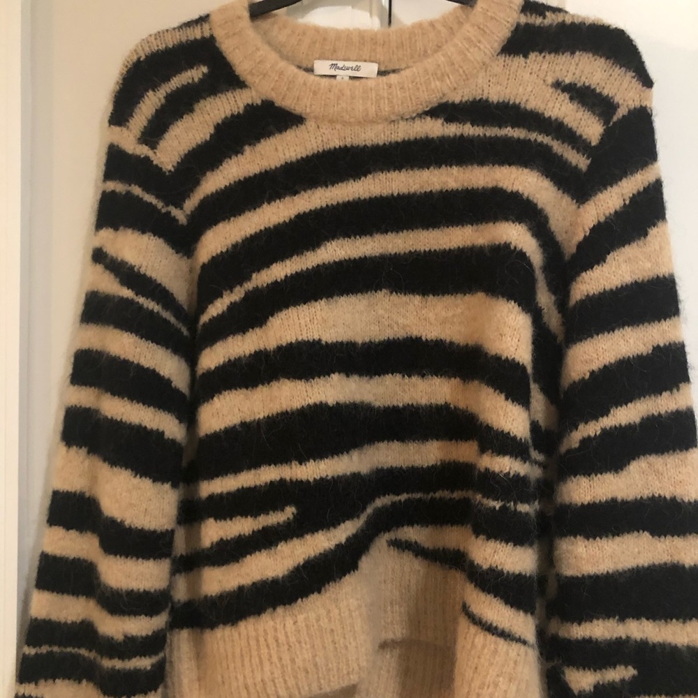 COPY - Madewell Zebra print sweater size S
